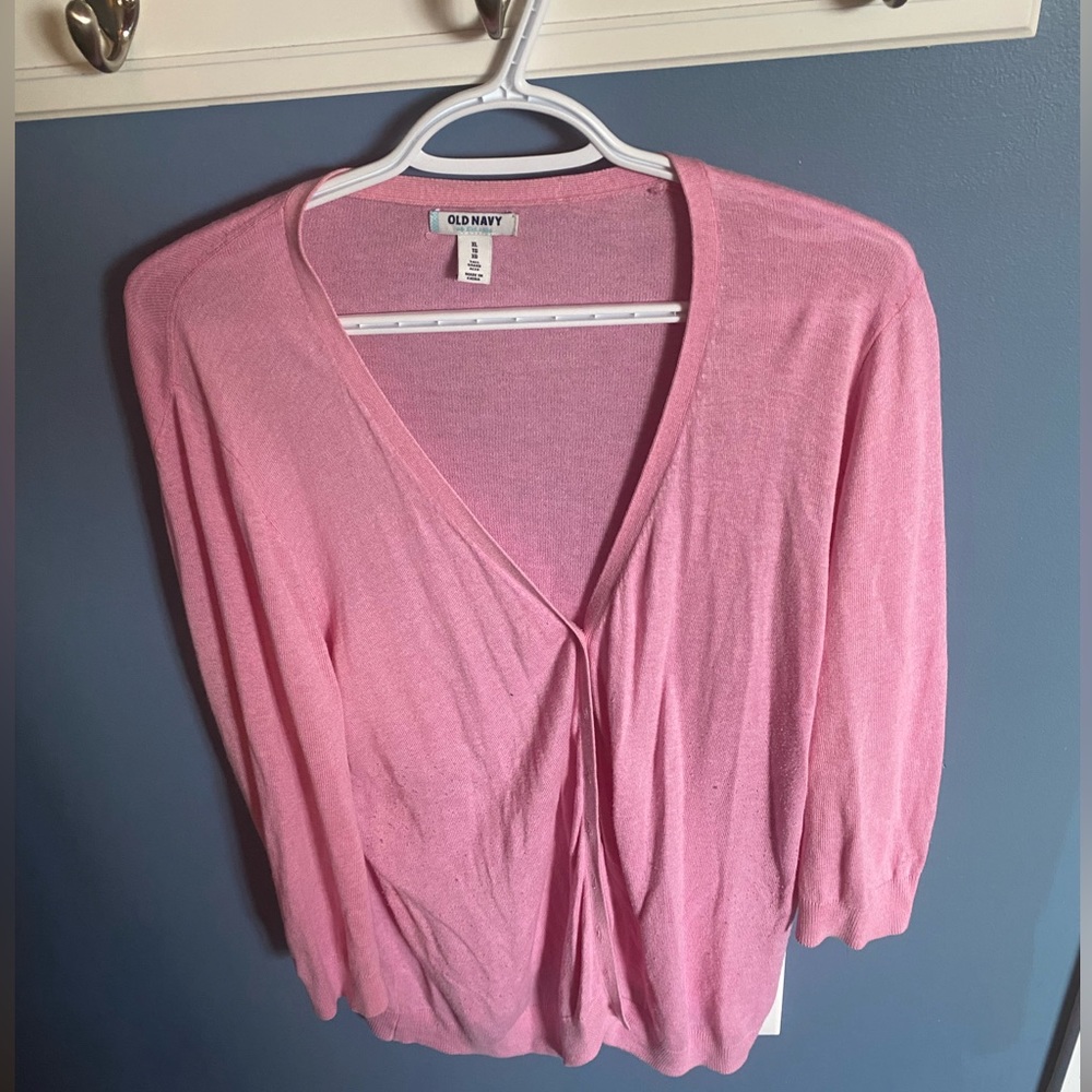 Plus size 3/4 sleeve cardigan